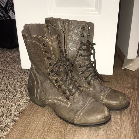 Steve Madden Combat Boots - Picture 1 of 3